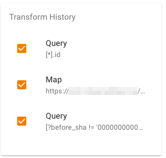 chisel app transformation history